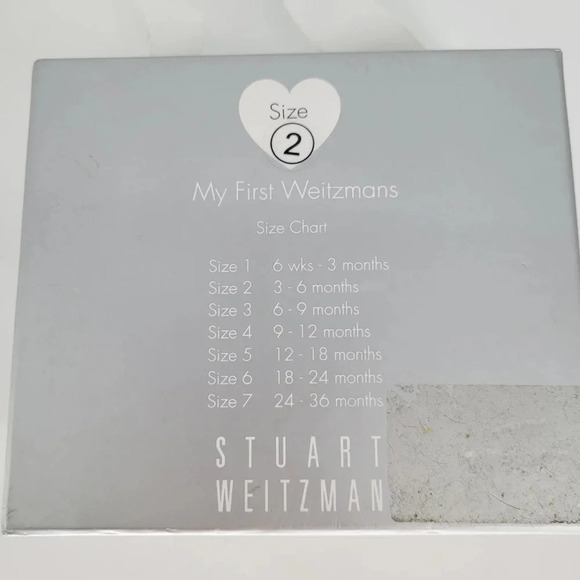 Stuart weitzman gold flower dressy ballet flats infant crib soft sole shoe  2 - Picture 4 of 6